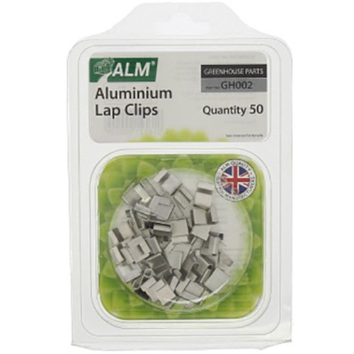 ALM GH002 Aluminium Lap Clips (Pack of 50)