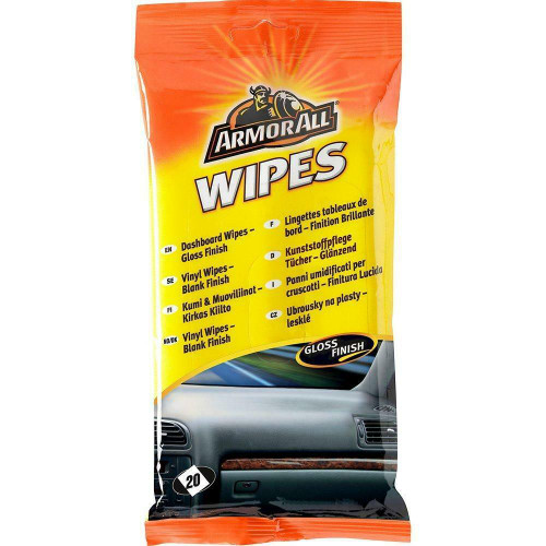 Armor All Dashboard Wipes Gloss Finish (Pack of 20 wipes)