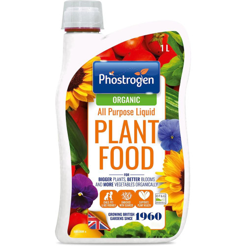 Phostrogen Organic all Purpose Liquid Plant Food - 1Ltr