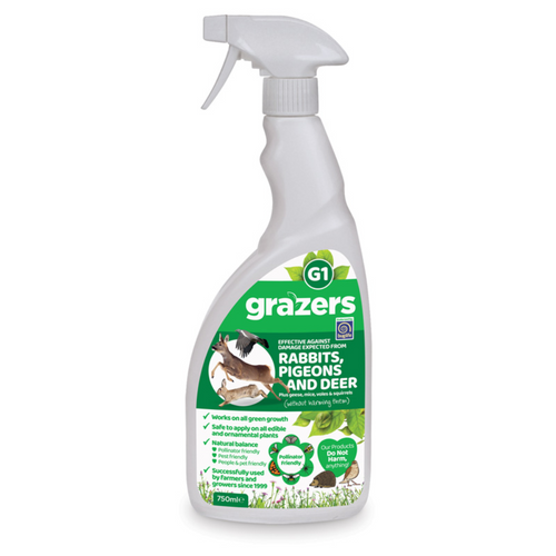 Grazers G1 Animal Repellent - Rabbits, Pigeons & Deer - RTU 750ml