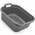 10L Twin Handle Washing Up Bowl - Silver Metallic