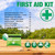Compact First Aid Kit - 24 Pieces Compact First Aid Kit - 24 Pieces