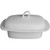 Simplicity Porcelain Butter Dish With Lid - White
