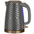 Groove Kettle 1.7L 3kw - Grey & Gold