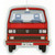 VW  T3 Bus  Air Freshener  Red  Vanilla