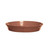 Terracotta Colour Plastic Plant Saucers For 3" - 4" Plant Pots - 5pk