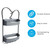 Double Hanging Shower Caddy - Grey