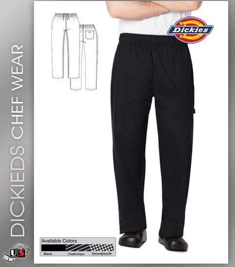 Dickies Chef Unisex 3 Pockets Traditional Baggy Chef Pant