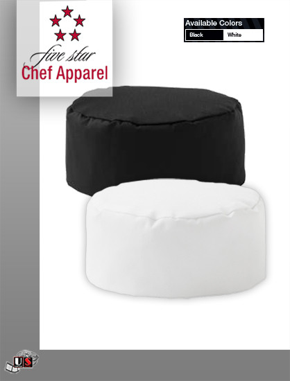 Five Star Chef Apparel Mesh Top Cook Hat No Iron Twill