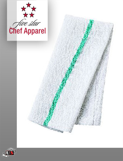 Five Star Chef Apparel Top Shelf Linen Herringbone Bar Mop Towel