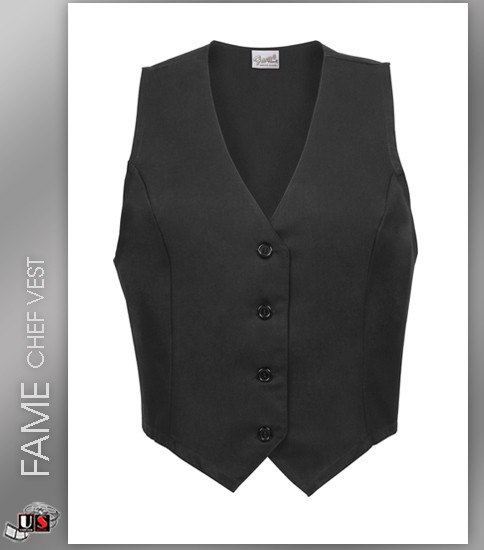 FAME Chef Long Female Fitted Vest