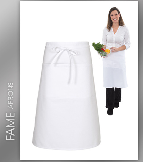 FAME Mid Length Pencil Pocket  Bistro Aprons