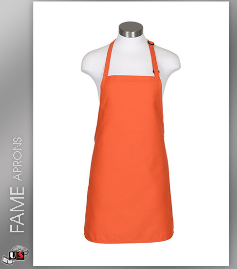 FAME No Pocket Adjustable Bib Apron Large
