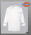 Dickies Chef Egyptian Cotton Chef White Coat with Black Piping