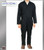 Natural Uniforms Workwear Mens Long Sleeve Basic Blended Work Coveral - Black