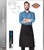 Dickies Chef Unisex 1 Pocket Full Bistro Waist Apron