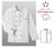 Five Star Executive Chef Uniform Coat - White