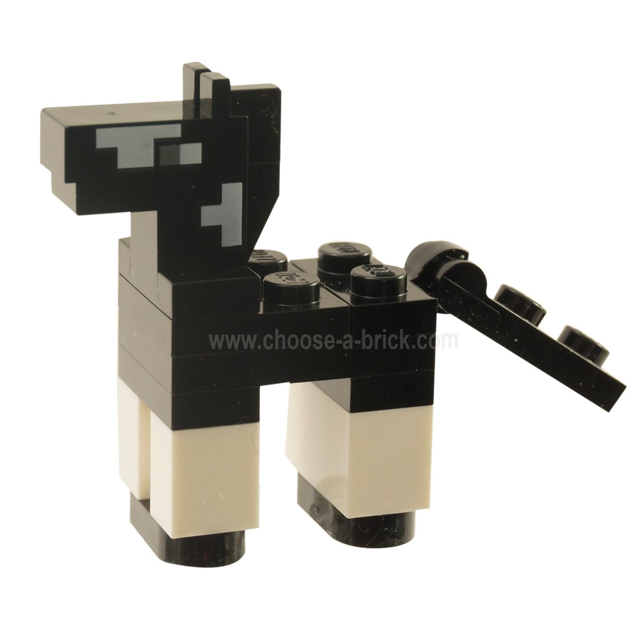 Minecraft Horse black Brick