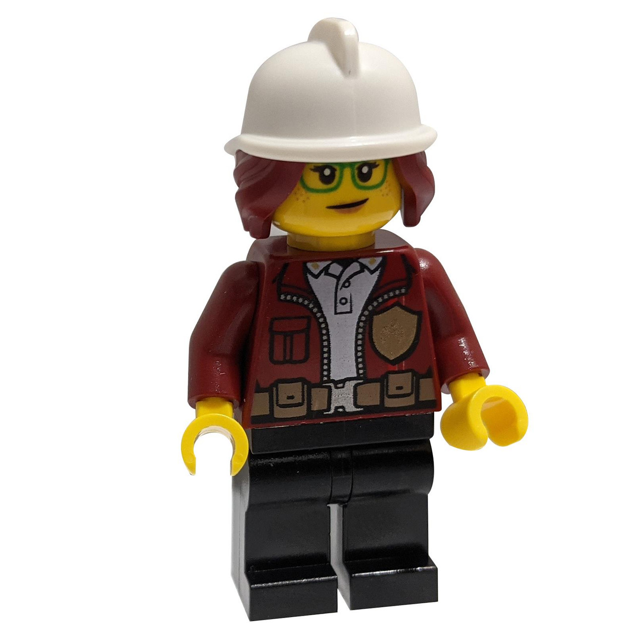 Lead the Brigade with LEGO Minifigure cty1288 Fire Chief Freya