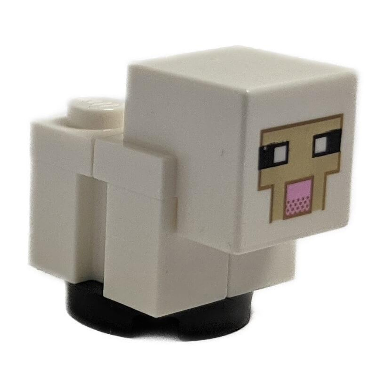 Minecraft Sheep Lamb White Legs Brick Built