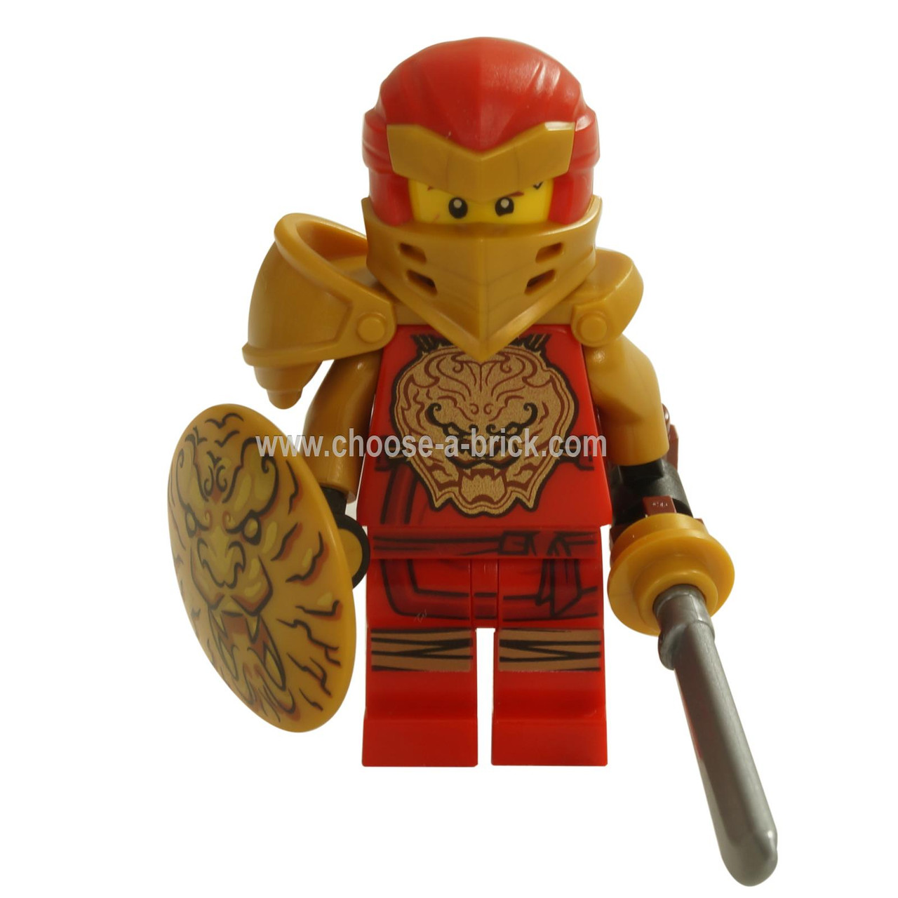 LEGO MInifigure Hero Kai with weapon