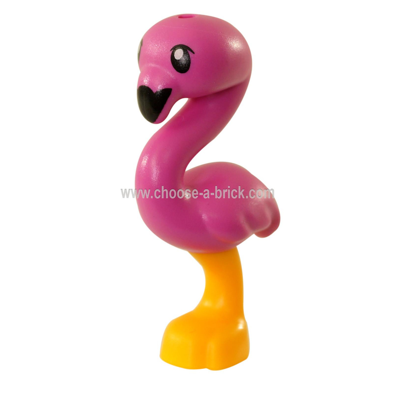 LEGO MInifigure Bright Light Orange Bird Flamingo Friends