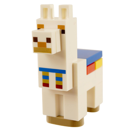 Minecraft Alpaca - Llama, White - Brick Bulit