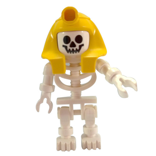 	Skeleton with Standard Skull, Yellow Mummy Headdress