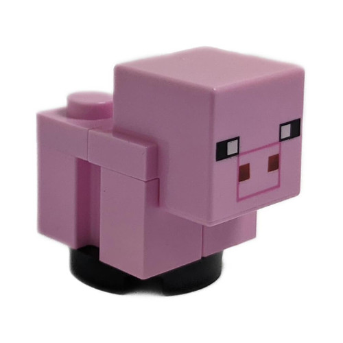Minecraft Pig, Baby (Plain Snout) - Brick Built