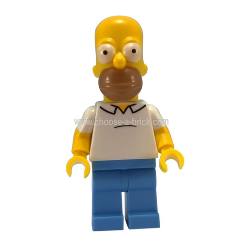 Lego Homer Simpson 71006 with Tie and Badge The Simpsons Minifigure