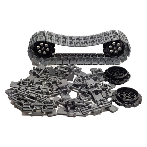 LEGO® Technic Track System: 60 Link Treads & 4 Sprocket Wheels 