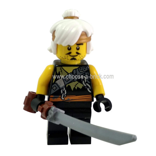 Teen Wu (Dragon Hunter) with weapon - LEGO Minifigure Ninjago