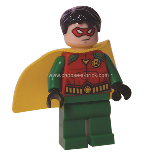  Robin - Red Mask, Juniors Cape - LEGO Minifigure 