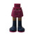 Magenta Mini Doll Hips and Skirt, Medium Nougat Legs and Long Dark Blue Boots with Magenta Soles Pattern