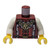 Dark Red Torso Castle Kingdoms Lion Head Medallion and Fur Trim Pattern - White Arms - Yellow Hands