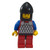 Scale Mail - Red with Red Arms, Red Legs with Black Hips, Black Chin-Guard - Lego Minifigure