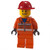 Construction Worker - Orange Zipper, Safety Stripes, Orange Arms, Orange Legs, Red Construction Helmet, Eyebrows, Thin Grin with Teeth