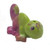 Lime Chameleon, Friends - Elves with Black, Magenta and White Eyes and Marbled Magenta Pattern Hidee