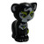 Black cat sitting with Diamond Medallion and White Patches Pattern (Jynx)