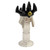 Minifigure, Headgear Hood with Molded Black Crown with 7 Spikes and Printed Yellow Eye with Slit Pu