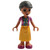 Friends Abuelita - Dark Pink Vest, Bright Light Orange Skirt Long, Magenta Shoes