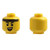 	Minifigure, Head Female Black Eyebrows, Dark Tan Braided Headband, Nougat Lips, Open Mouth Smile with Top Teeth and Red Tongue Pattern