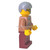 City Newsstand Visitor - Medium Dark Flesh Argyle Sweater, Dark Red Legs, Light Bluish Gray Hair 60154