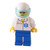 Doctor - EMT Star of Life, Blue Legs, White Helmet, Trans-Light Blue Visor - LEGO Minifigure City