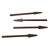 Minifigure, Weapon Pike - Spear - Round End dark brown