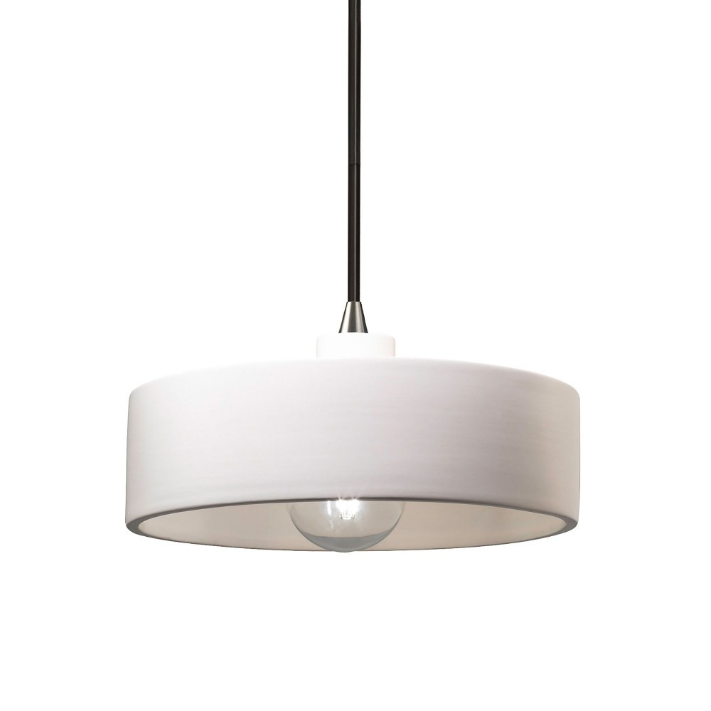 Radiance 1 Light Medium Pendant 12 Inch Wide by Justice Design - CER-6460