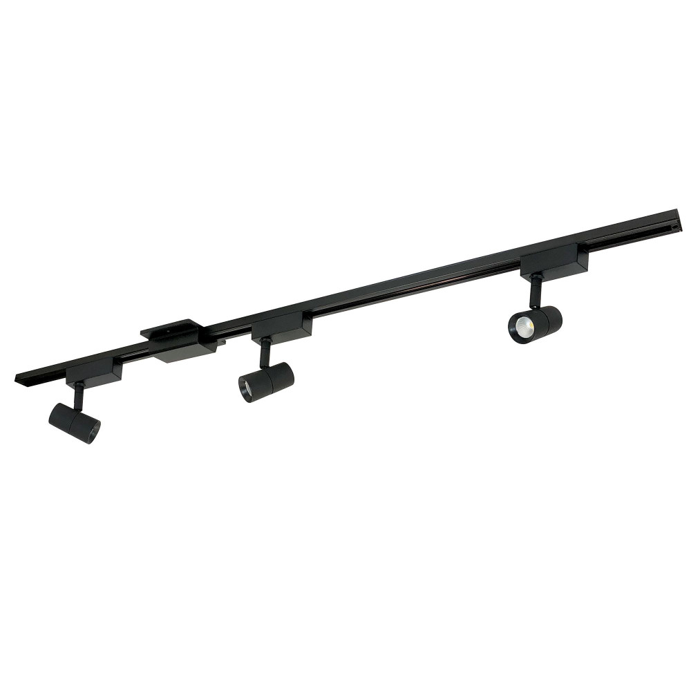 30W 3 LED 4 Foot Track Pack with 3 Aiden Track Head 48 In Length by Nora - NTLE-8509