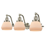 Fulton 3 Light Adjustable Bath Vanity 12 and 28 Inch Wide by Innovations - 515-3W-G17