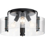 Thoreau 3 Light 18 Inch Wide Semi Flush Mount by Kichler - 42955