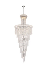 Spiral 32 Light Oversized Chandelier by Elegant - V1800R36